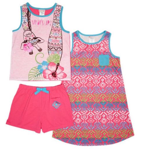 St. Eve Girls' 3-piece Sleep Pajama Set