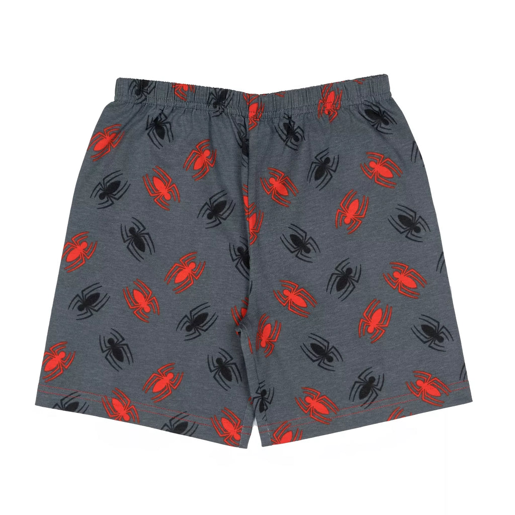 Marvel Spider-Man Pyjamas Boys Pjs Nightwear Shorts Short Sleeve Top Kids Red
