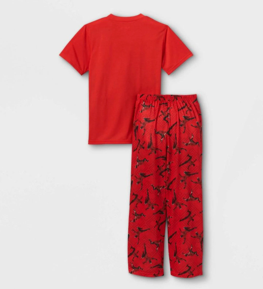 Boys' Marvel Shang Chi 2pc Short Sleeve Top and Pants Pajama Set - Choose Size
