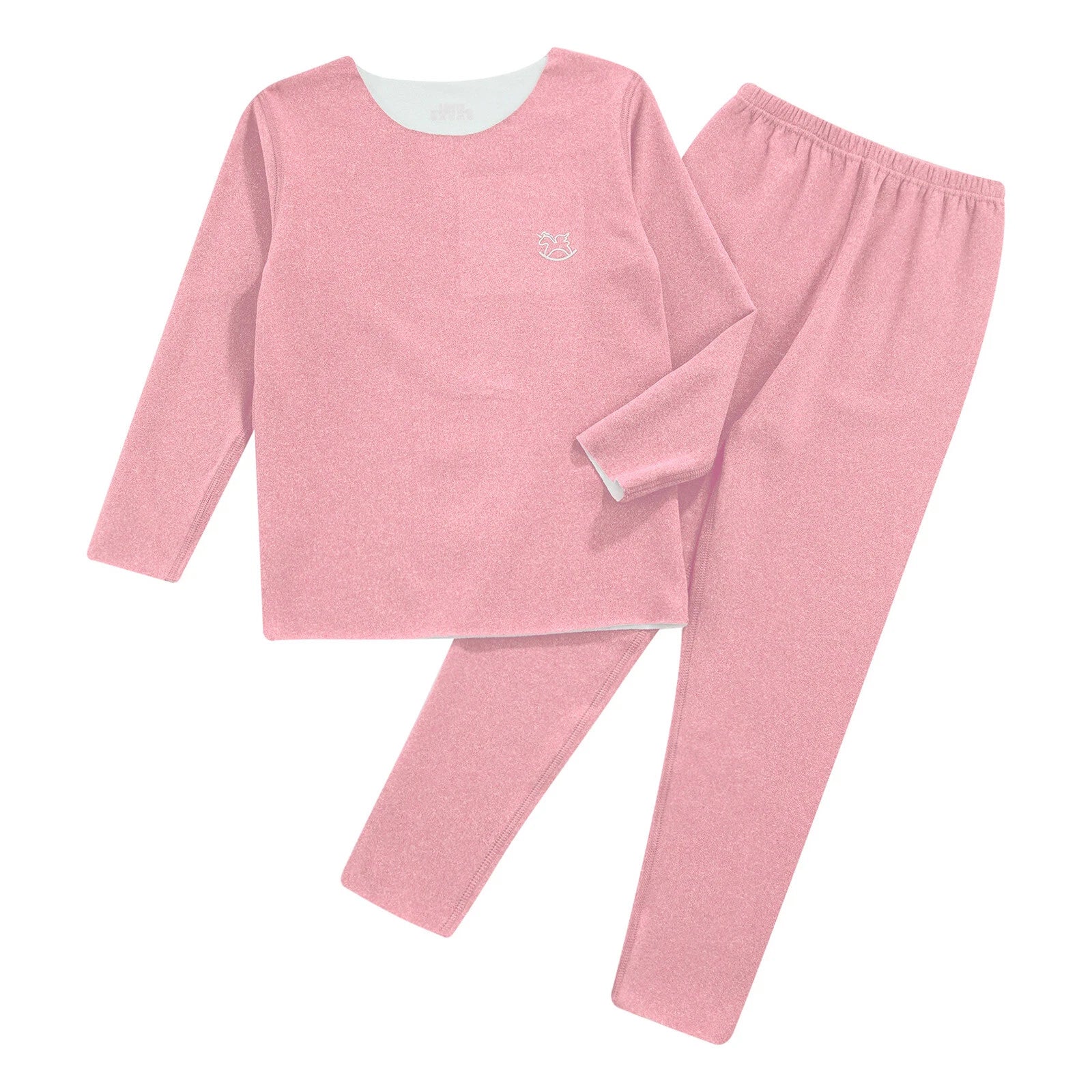Kids Boys Girls Shirt And Pants Set Pyjama Top With Trousers Long Sleeve Warm