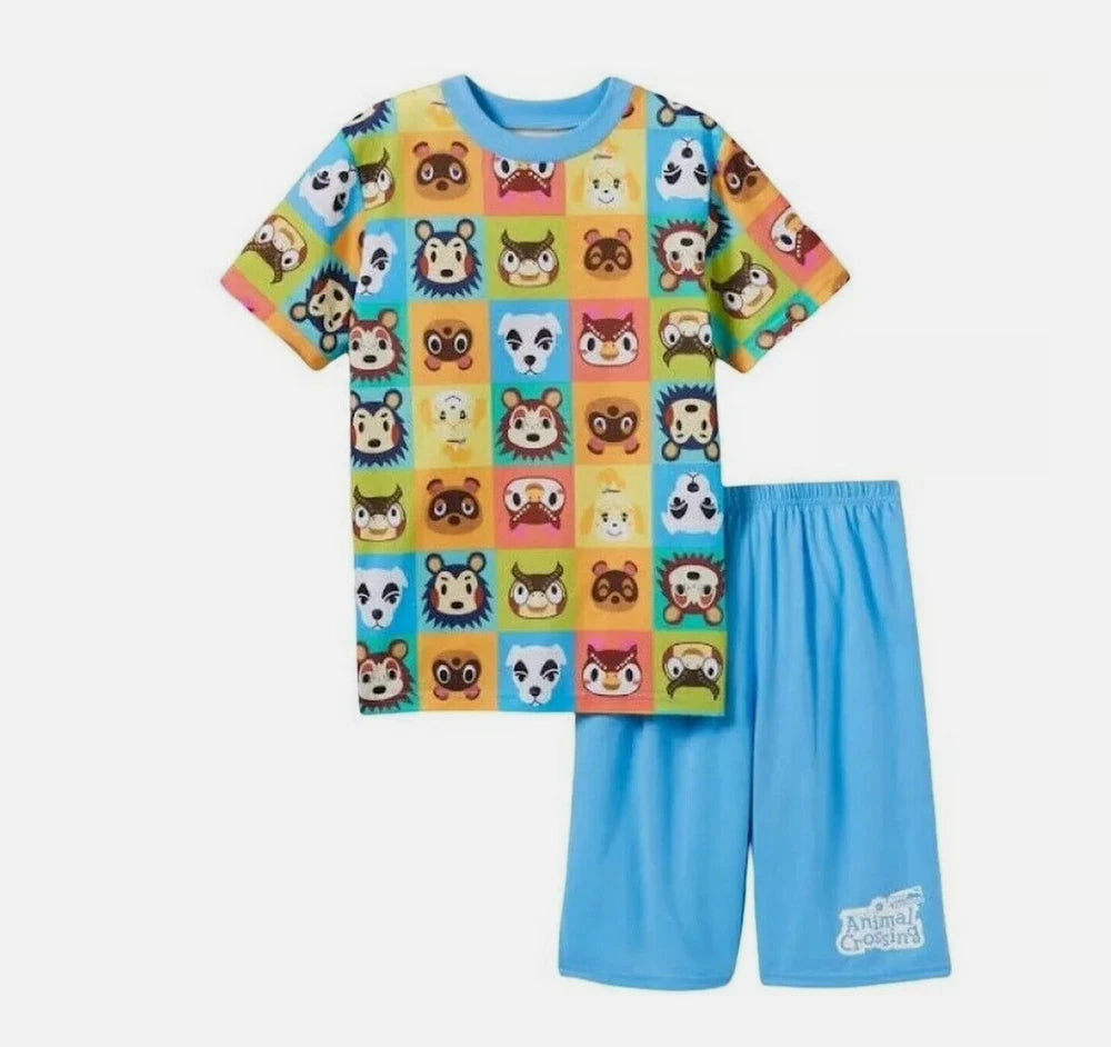 Animal Crossing Boys' 2pc Pajama Set - Blue