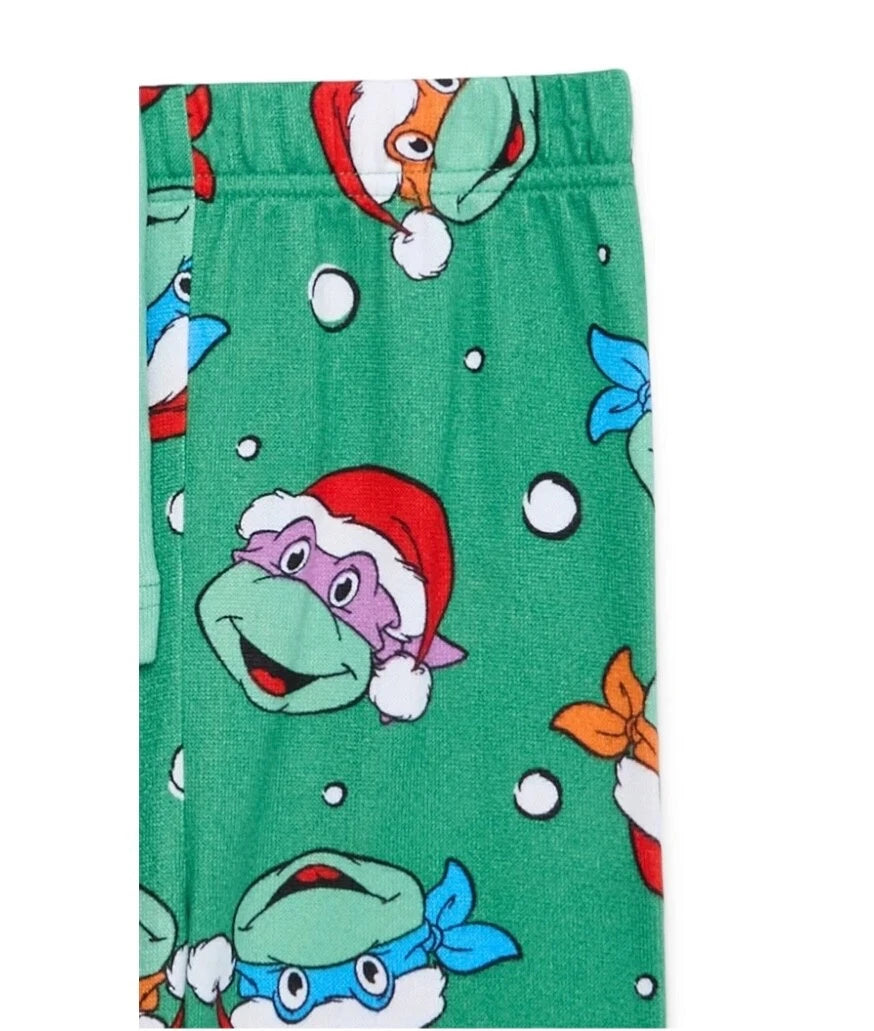 New Teenage Mutant Ninja Turtles Boys SIZE 4 Long-Sleeve Top Pants Pajama Set