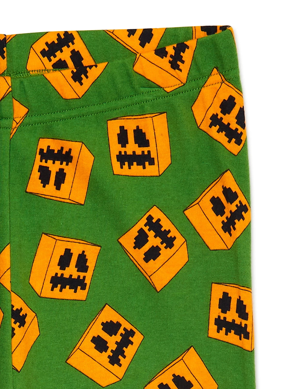 Boys Minecraft Halloween Pajamas Set Shirt Pants 4 6 8 10 NWT Creeper Pumpkins