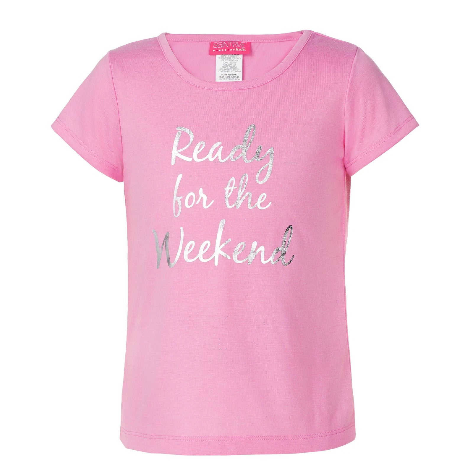 Saint Eve Girls Youth 3 Piece PJ Sleepwear Set - Sizes: XS (5/6)