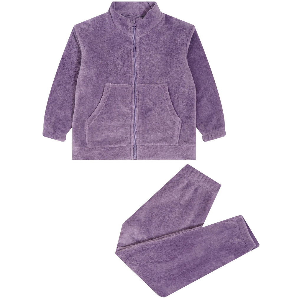 Kids Nightwear Teenagers Housewear Clothing Set Pyjama Set Matching Warm-