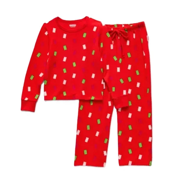 Haribo Kids Pajama Set, Red, 2T