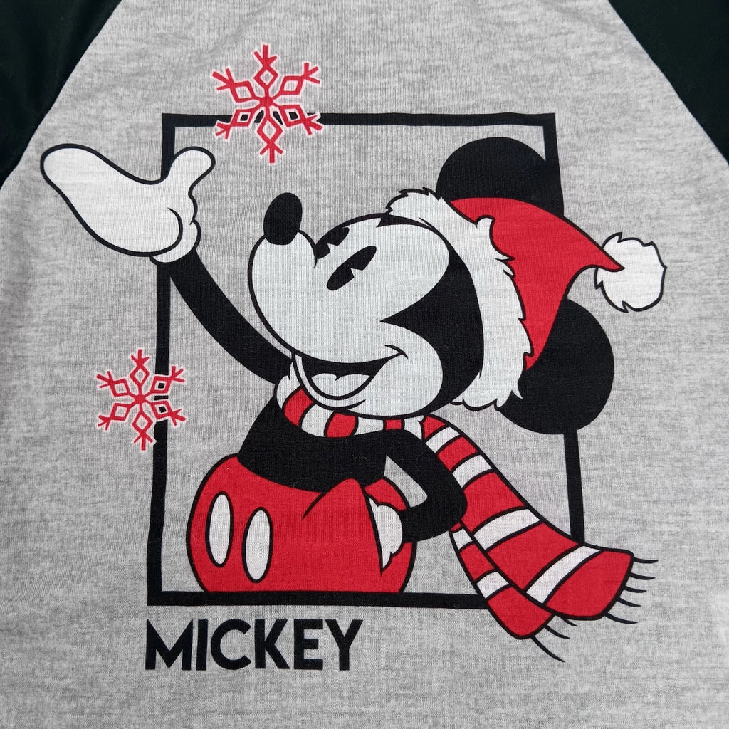 Disney Minnie and Mickey Mouse 2-Piece Christmas Pajama Set - Size 6 - AE6