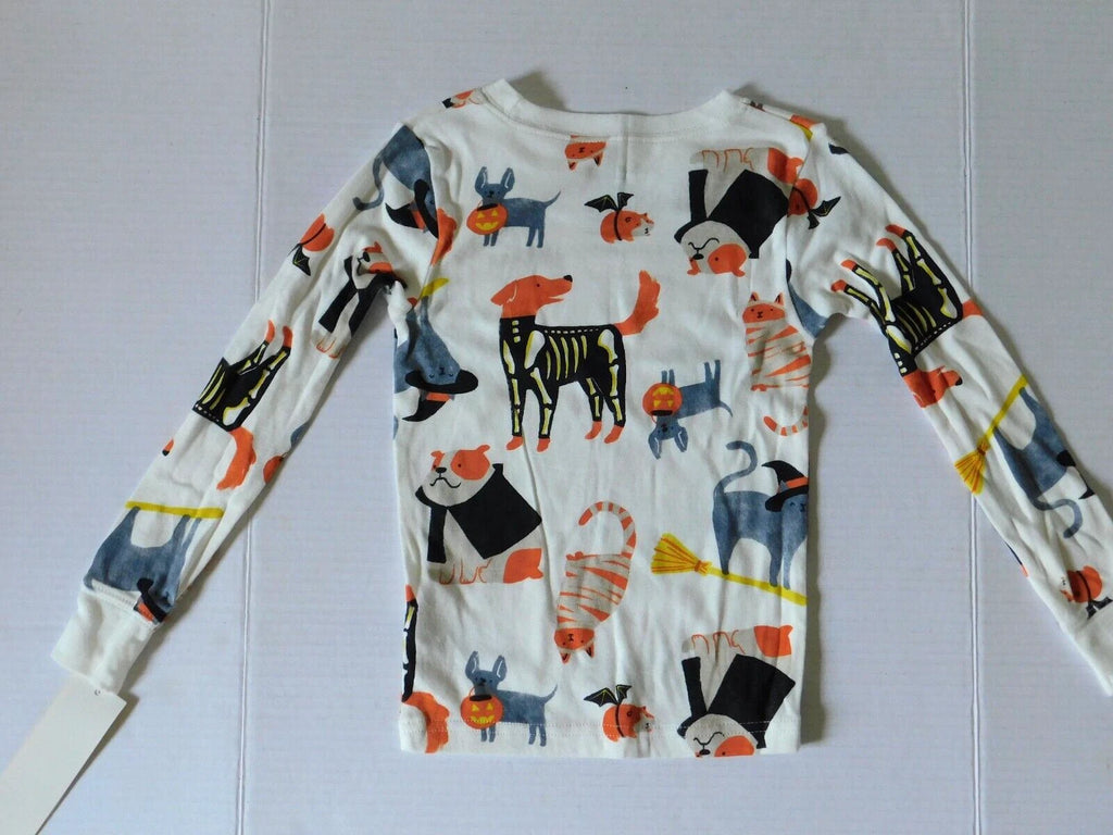 Girls Boys Pajama Set Size 4 4T Halloween Dog Skeletons Mummy Cats 2 Pc Pajamas