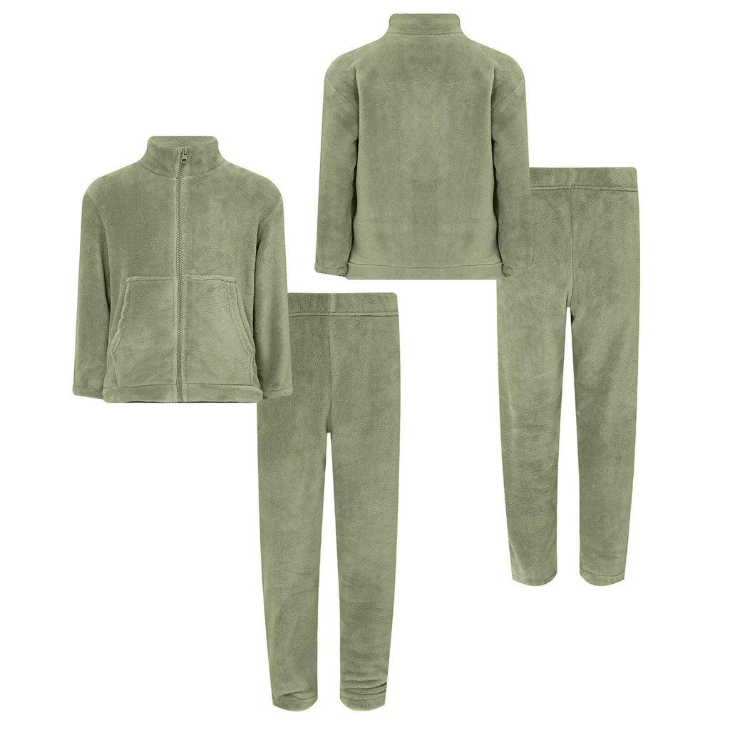 Kids Nightwear Teenagers Housewear Clothing Set Pyjama Set Matching Warm-