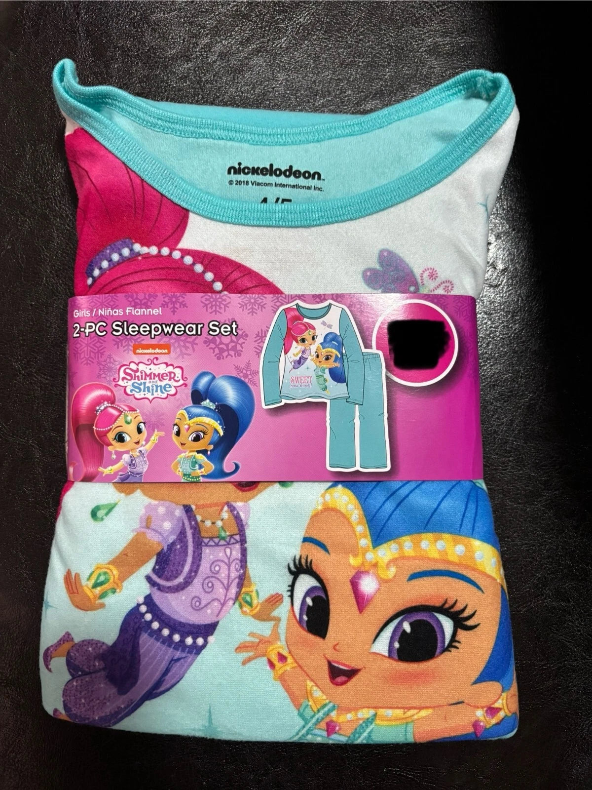 Girls 2-PC Sleepwear Set Shimmer and Shine