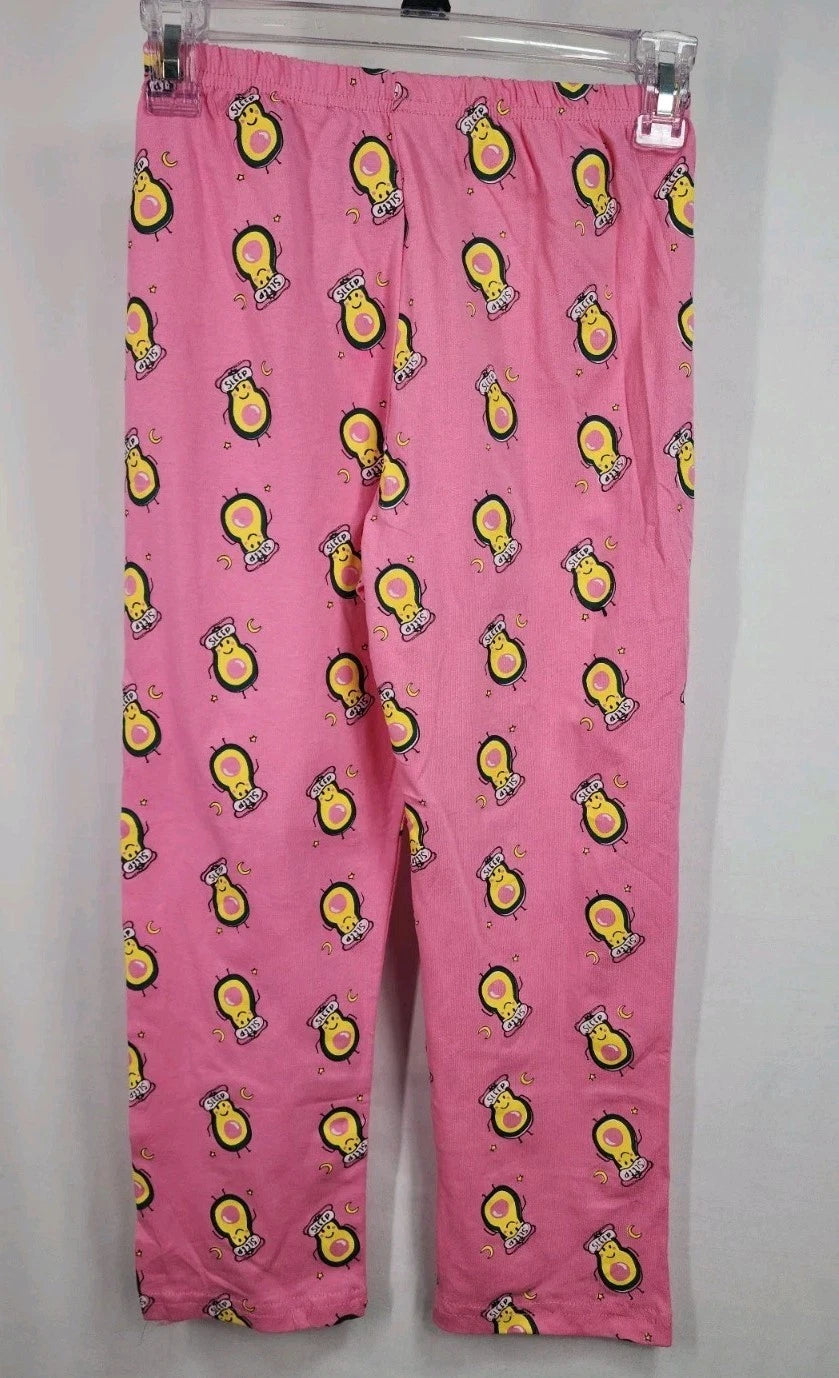 Unicabbit21 Girl's Size 6 100% Cotton Multicolored Pajama Set Pants & Top