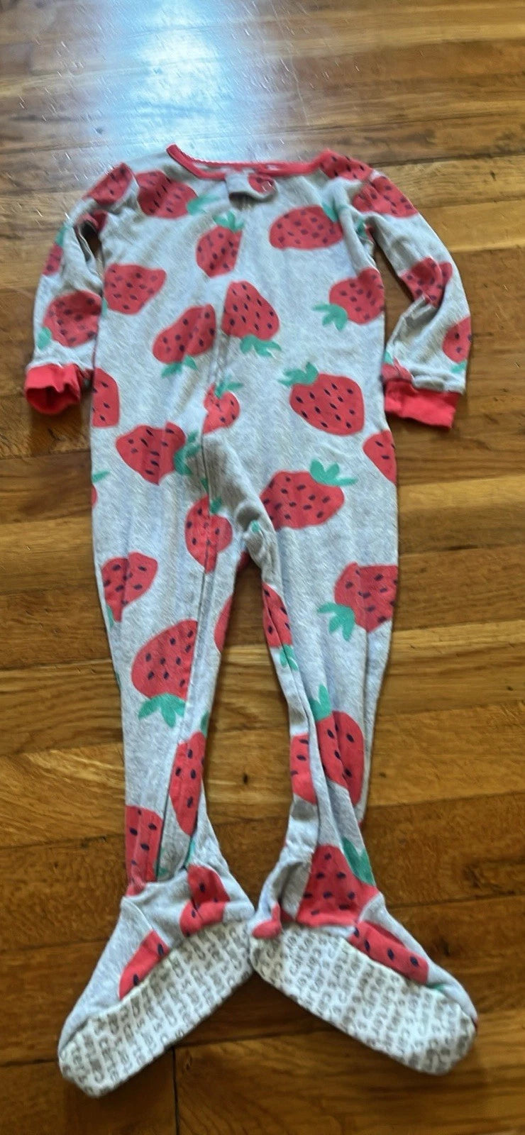 4 Girls Carter’s Zip Footed 1 Piece Pajamas.