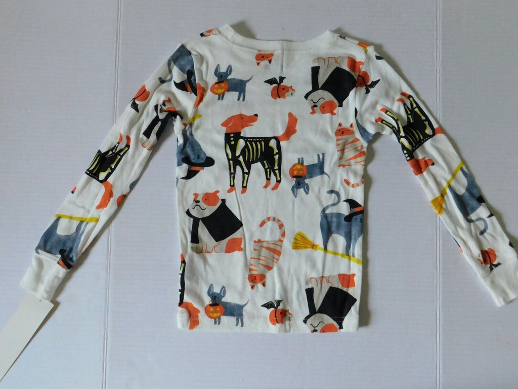 Girls Boys Pajama Set Size 4 4T Halloween Dog Skeletons Mummy Cats 2 Pc Pajamas