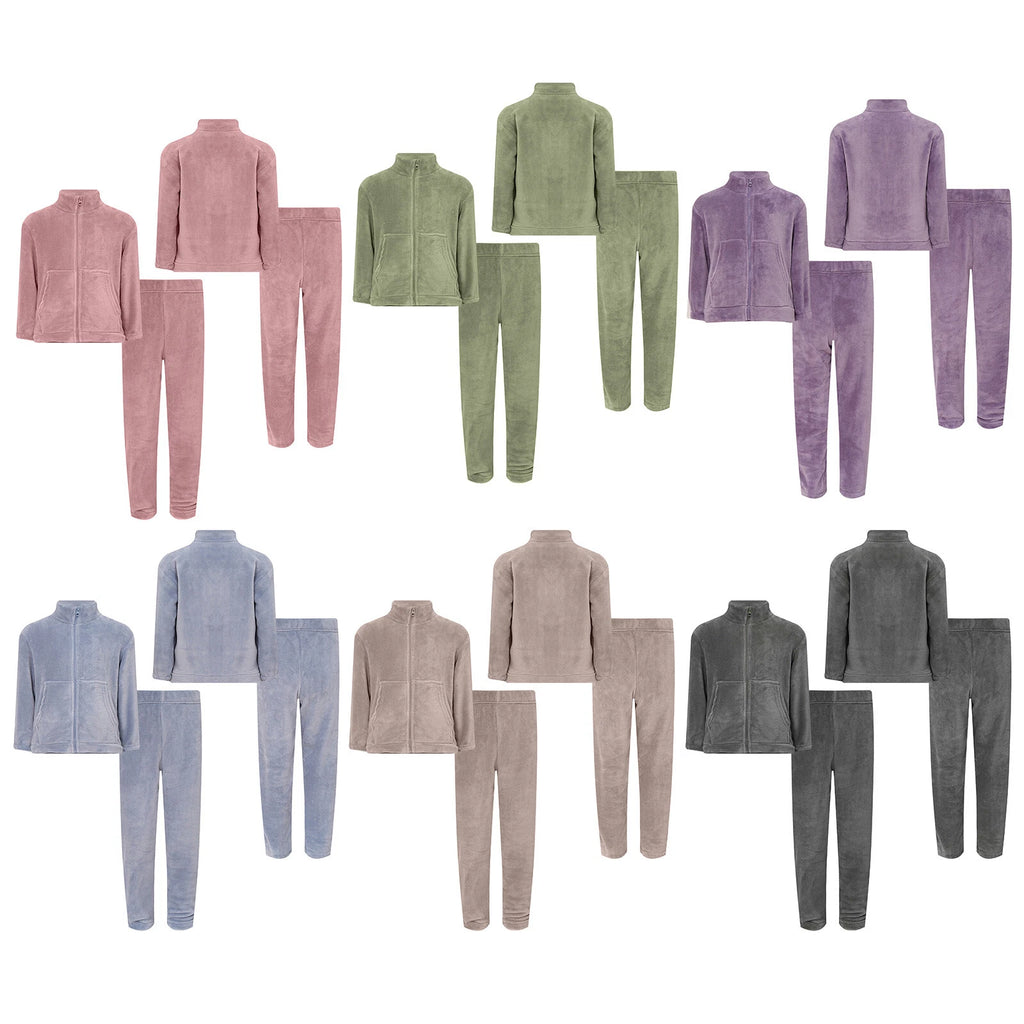 Kids Nightwear Teenagers Housewear Clothing Set Pyjama Set Matching Warm-