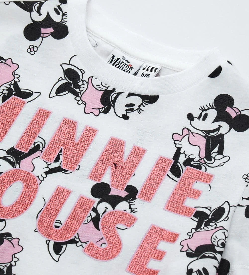 WHITE GLITTER GLAM PAJAMA SET