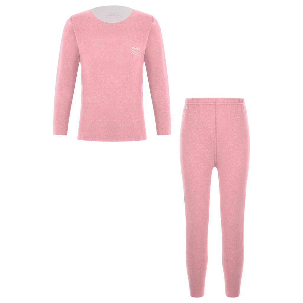 Kids Boys Girls Shirt And Pants Set Pyjama Top With Trousers Long Sleeve Warm