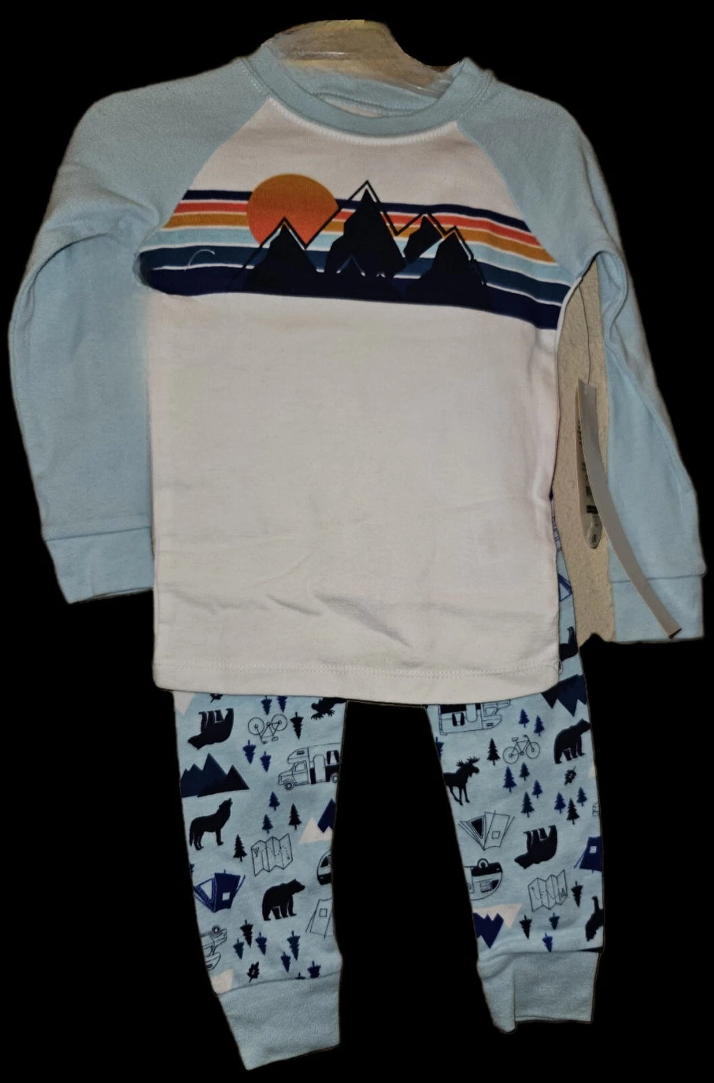 New Wonder Nation 2pc Boys Cotton Pajama Set Size 3T