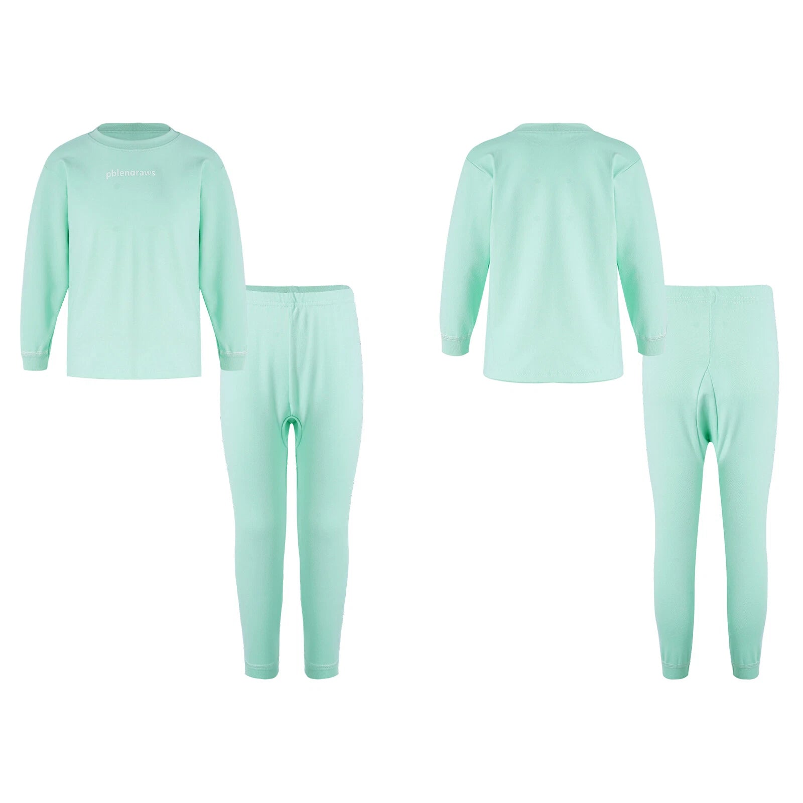 Kids Nightwear Teenagers Housewear Clothing Set Pyjama Set Matching Warm-