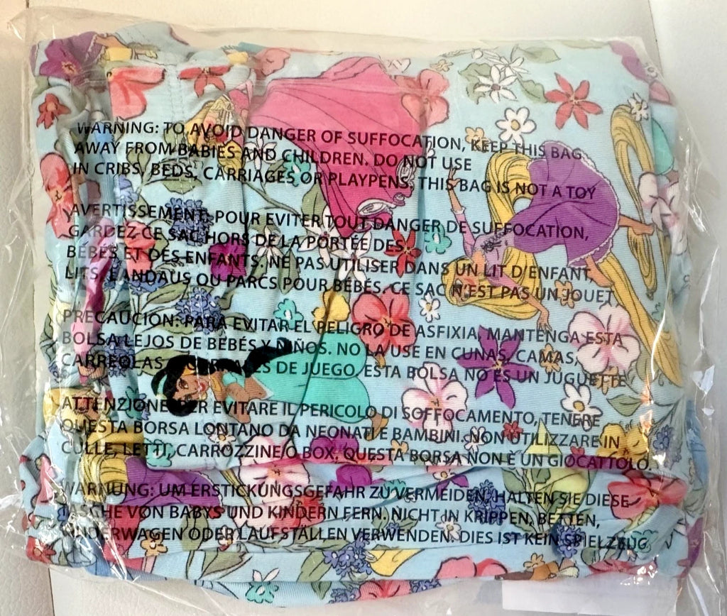 Posh Peanut Disney Princess Long Sleeve Pajama Set size 5/6  5-6 years NWT