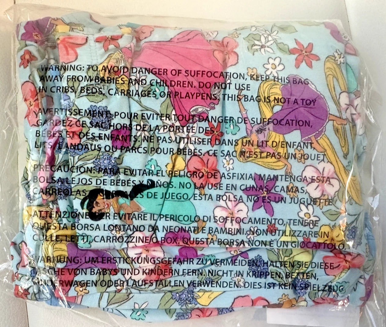 Posh Peanut Disney Princess Long Sleeve Pajama Set size 5/6  5-6 years NWT