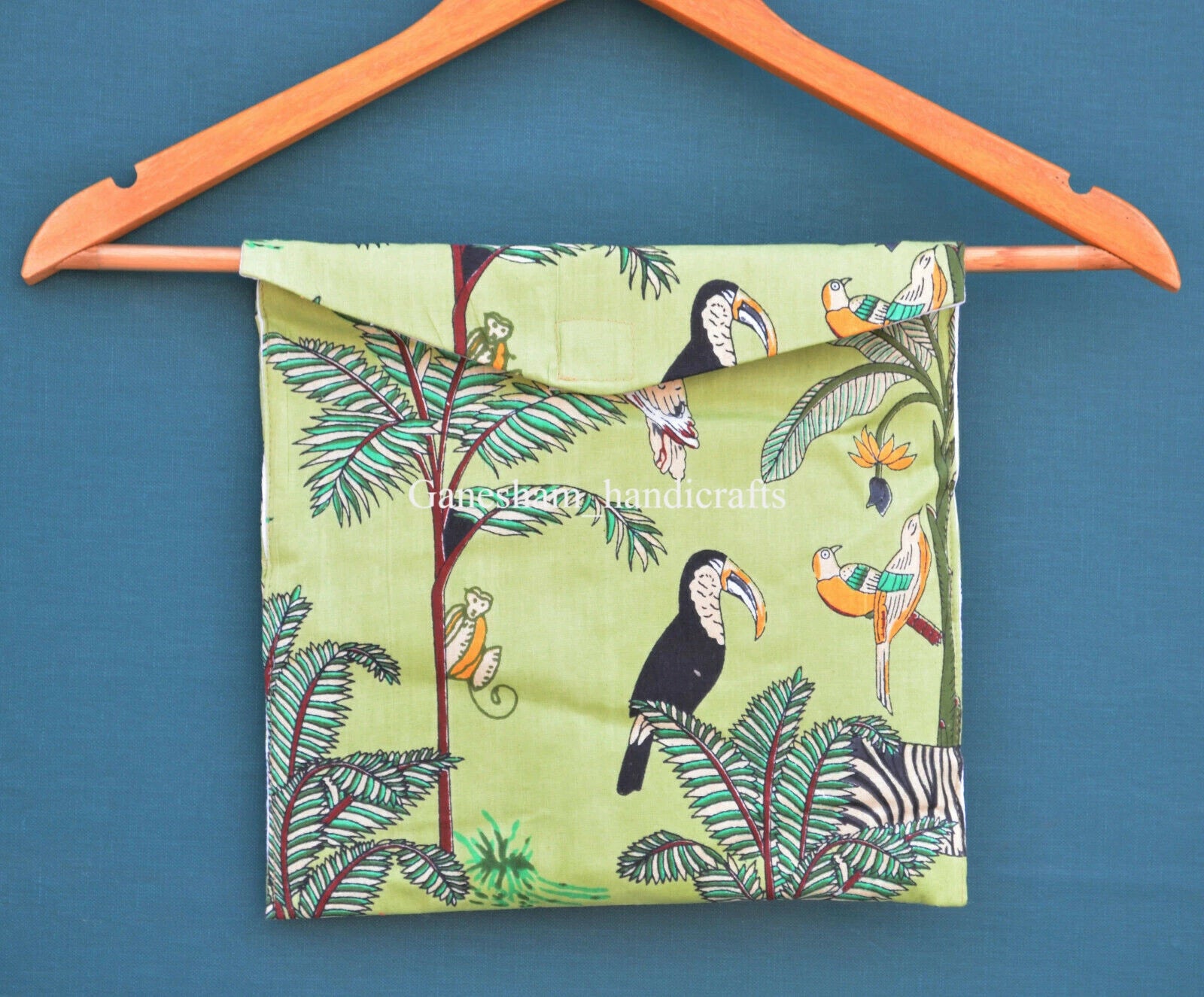 1PC Indian Cotton Floral Hand Block Print PJ Set Women's Sleepwear Night Suit