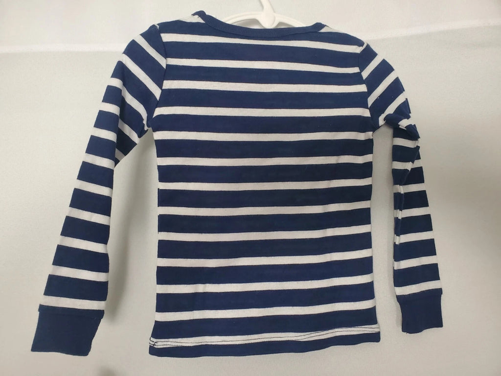 Matching Family Pajama Collection Blue White Striped Long Sleeve Set Kid 2T NWT.