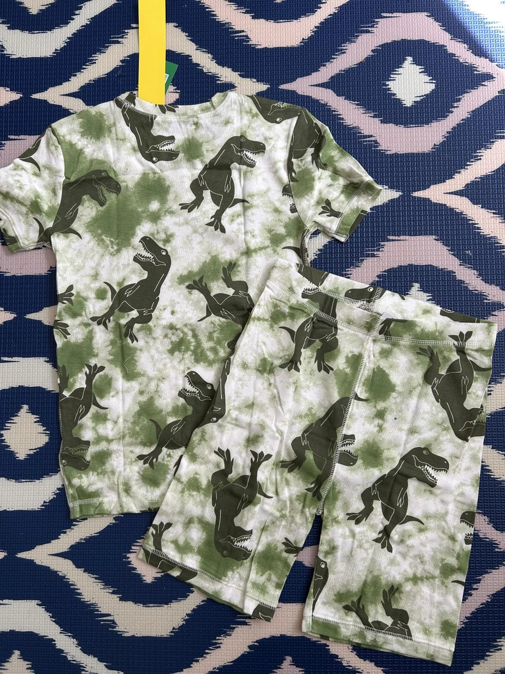 SZ 12yrs 🌱ORGANIC🌱 Gap Kids  | Green  Dino PJ Set - +Loving Kindness Everyday