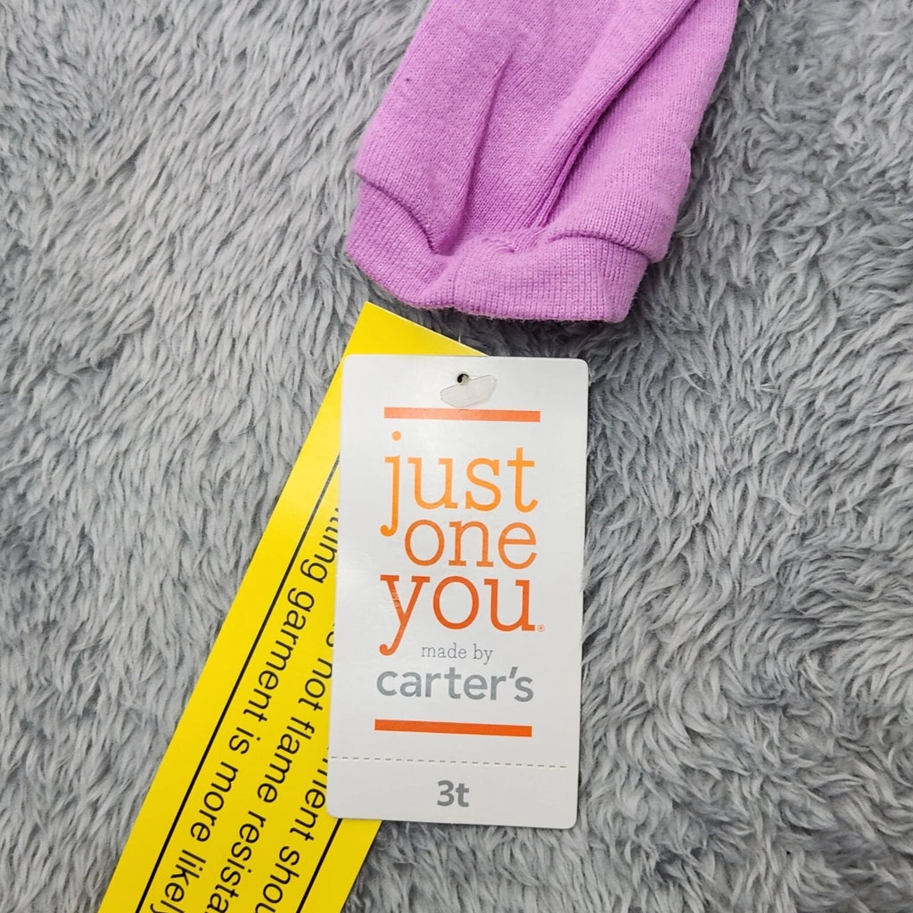 Just One You Girls 3T Unicorn Pajama Set 4-Piece Made By Carters Cotton