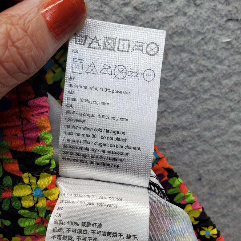 WeSC 2 Piece Pajama Set Unisex Large Multi Oden Flower Child AOP Short Sleeve