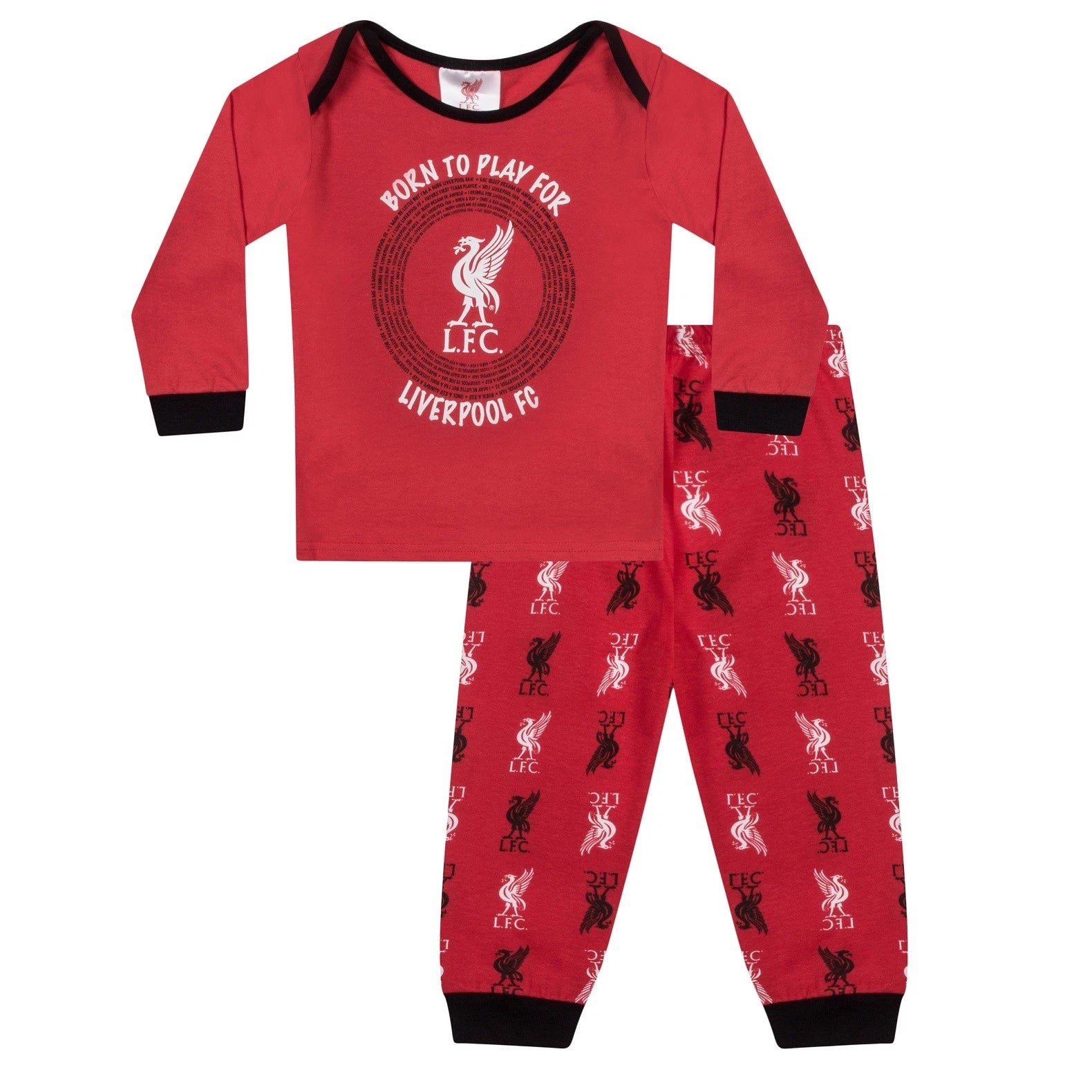 Liverpool FC Baby Pyjamas Long Boys Kids Official Football Gift