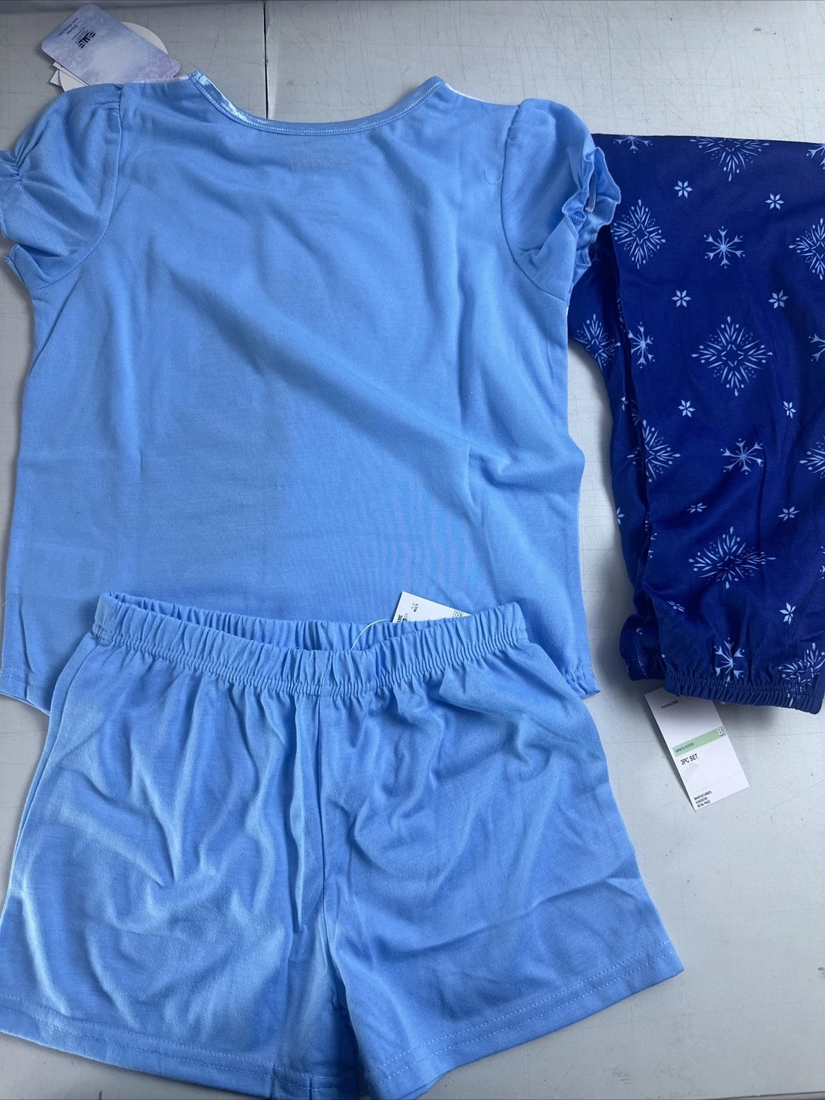Girl’s DISNEY'S FROZEN 3 Piece Pajama Set Size 8 NWT  9 Months Up To Size 14