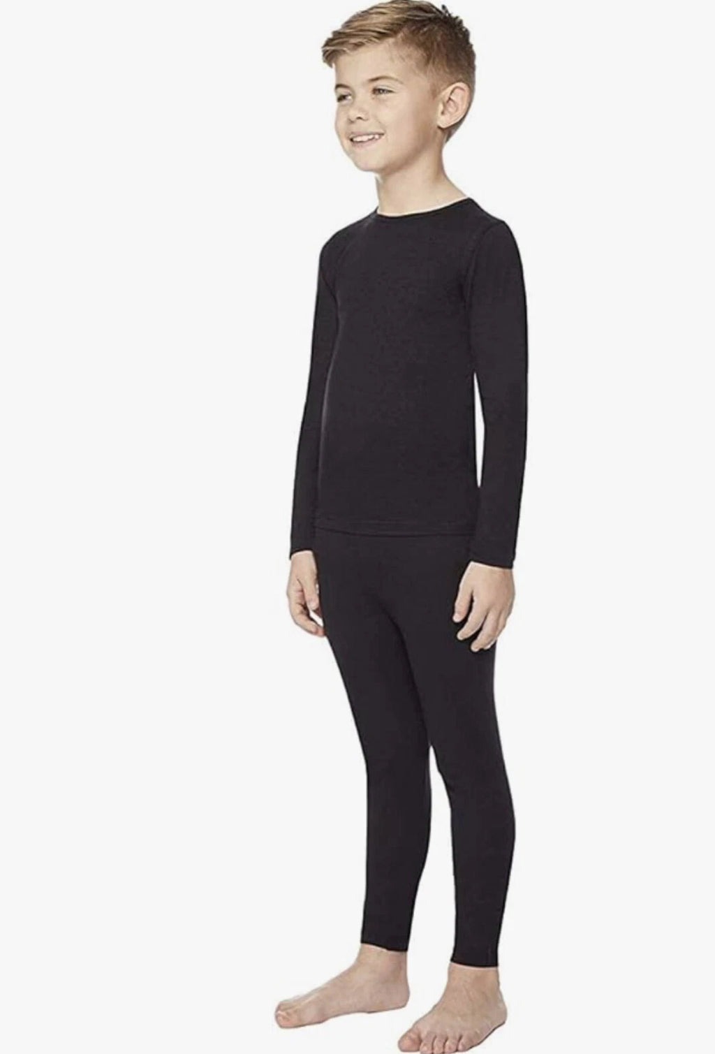 32 Degrees Heat Kids Base Layer Lightweight Snug-Fit Pajamas Size Small (6-7)