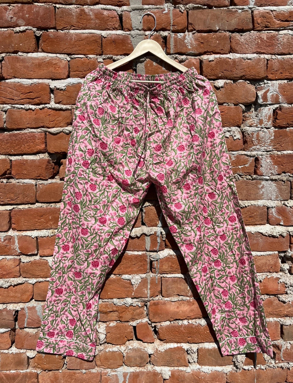 Indian Cotton Floral Print PJ Set Bridesmaid Pajama Set Women Nightwear Suits US