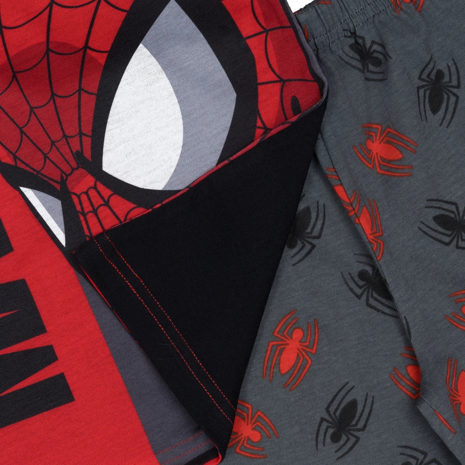 Marvel Spider-Man Pyjamas Boys Pjs Nightwear Shorts Short Sleeve Top Kids Red