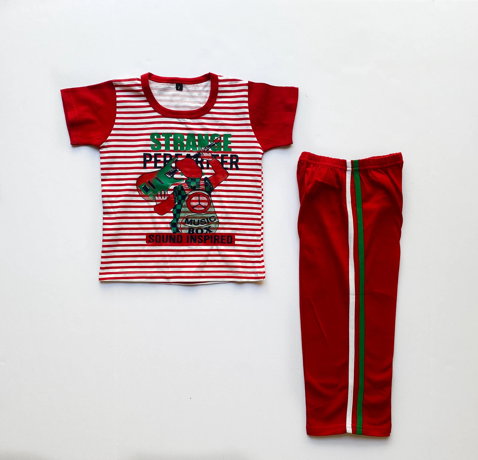 Boys Kids Toddler Sleepwear 2Pcs Pajama Pure Cotton PJs 3T 36 Months Night Wear