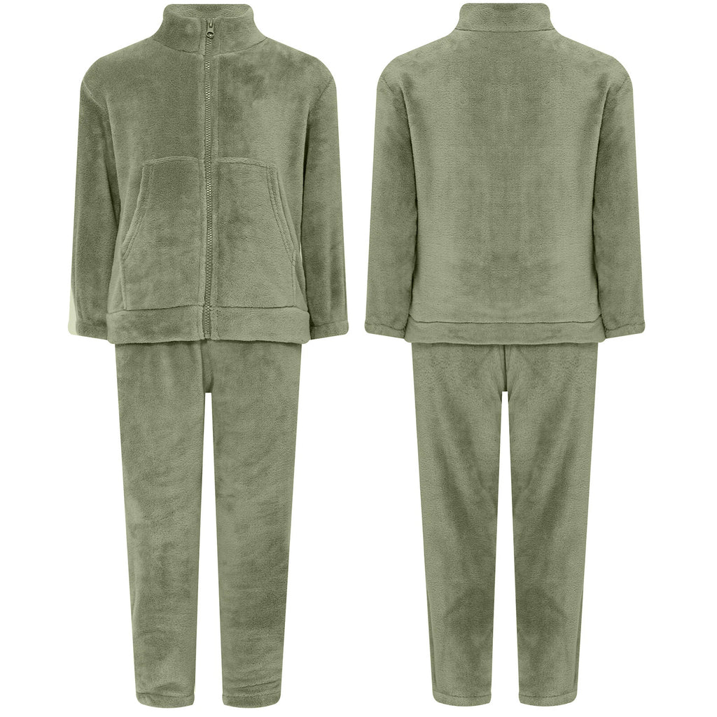 Kids Nightwear Teenagers Housewear Clothing Set Pyjama Set Matching Warm-