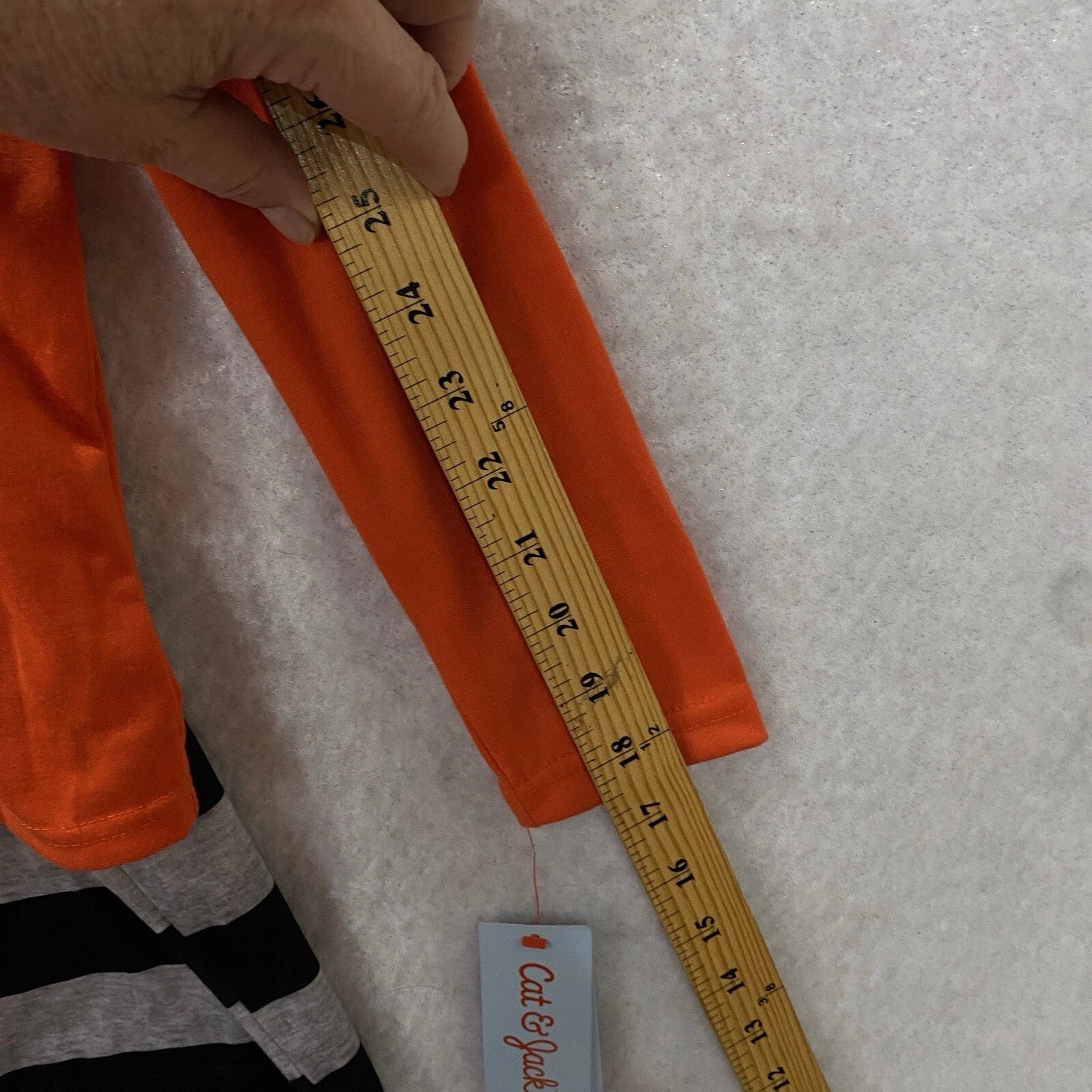 Cat & Jack Kids Halloween Pajamas Midnight Monster Crew Orange Black S,M, L