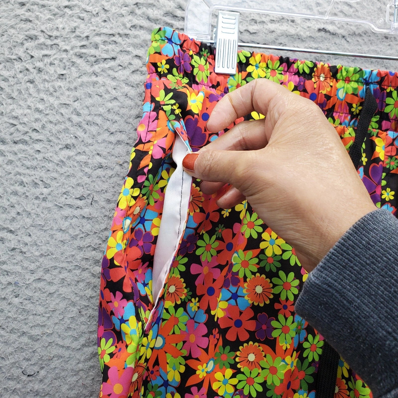 WeSC 2 Piece Pajama Set Unisex Large Multi Oden Flower Child AOP Short Sleeve