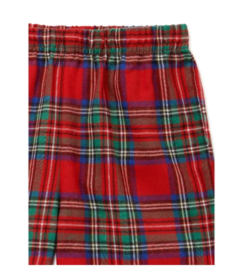 Holiday Time Kids Unisex 2 Piece Flannel Pajama Set Red Size Small 6-7 Christmas