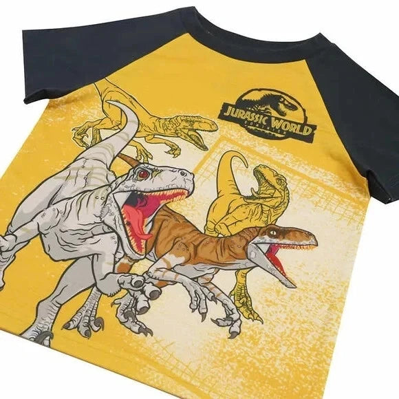 AME Kids' Jurrasic World 3-Piece Pajama Set, Multi, 3T