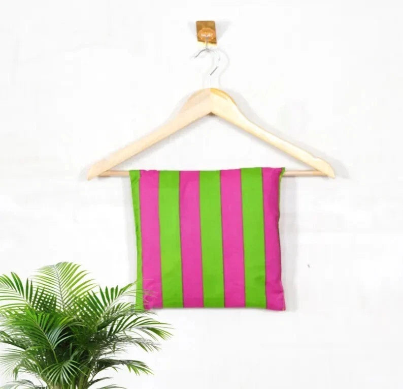 Indian 100%Cotton Hot Pant With Top & Pajama PJ Sets Nightwear Suit Stripe Print