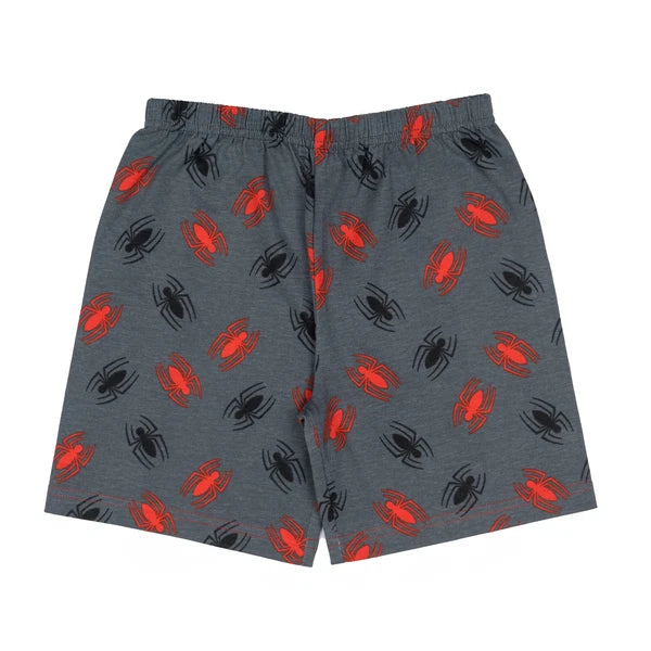 Marvel Spider-Man Pyjamas Boys Pjs Nightwear Shorts Short Sleeve Top Kids Red