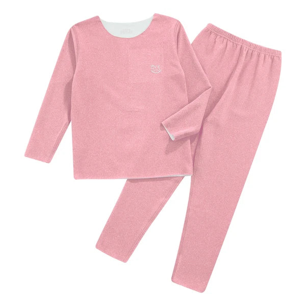 Kids Boys Girls Shirt And Pants Set Pyjama Top With Trousers Long Sleeve Warm