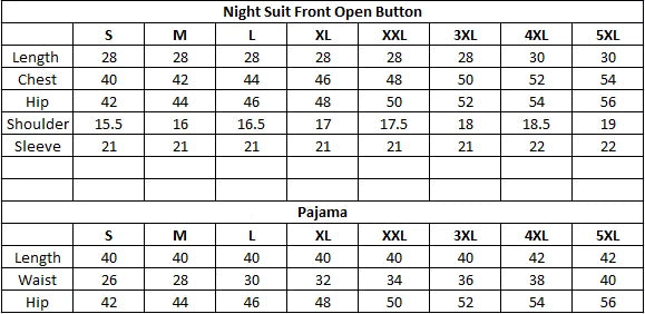 Indian Cotton Pajama Set Hand Block Monkey Print Women Yoga Wear Dress ITW-54