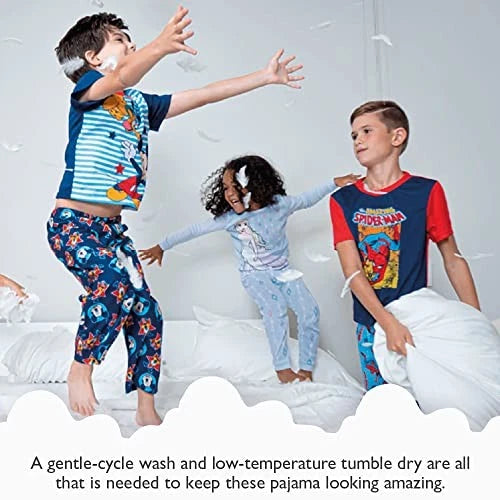 Disney Boys' 2-Piece Loose-fit Pajama Set, Soft & Cute for Kids 2T