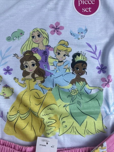 Girl’s DISNEY'S Princess 3 Piece Pajama Set Size 10 NWT