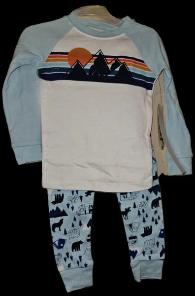 New Wonder Nation 2pc Boys Cotton Pajama Set Size 3T