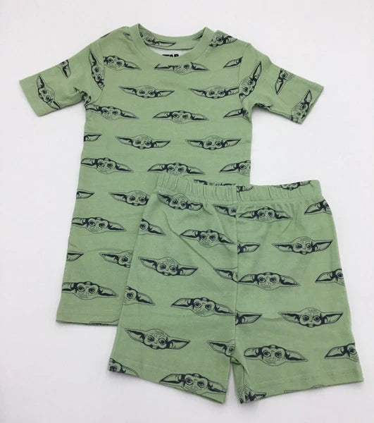 Star Wars The MANDALIRIAN kuids 4 Pieces Pajama Set, Green Multi, Size-2T