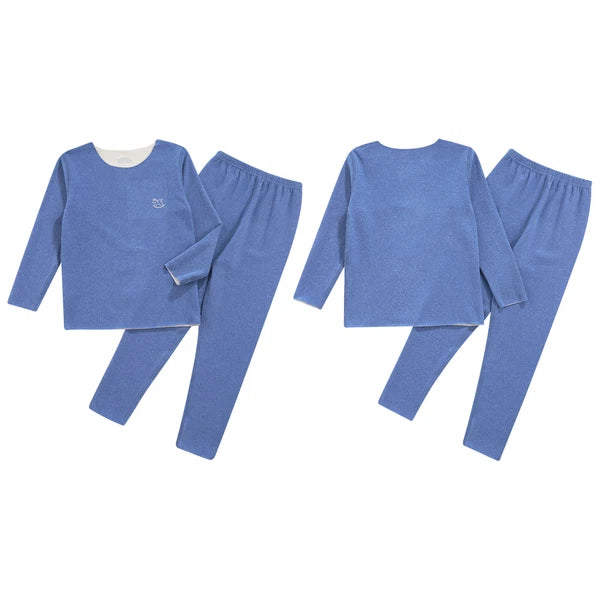 Kids Boys Girls Shirt And Pants Set Pyjama Top With Trousers Long Sleeve Warm