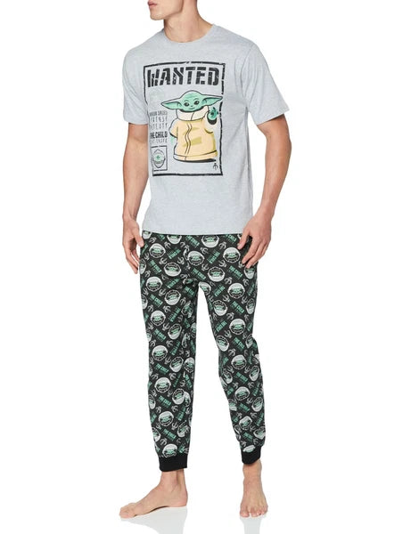 Star Wars The Mandalorian Mens Pyjamas Baby Yoda PJs XS to XXL